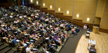 Economics lecture in Kane Hall