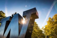 Photo of UW "W" on Campus