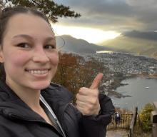 Alexa Halliwell in Japan