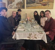 Students with Professor James Gillan