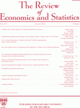 Review of Economics and Statistics
