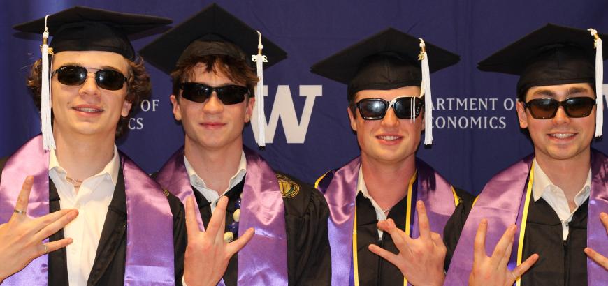 Graduates at the 2025 Economics Graduation Celebration