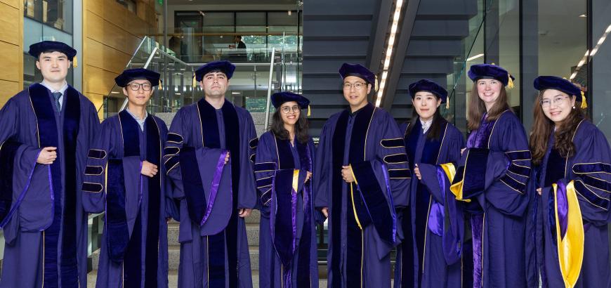 PhD Graduates at the 2025 Economics Graduation Celebration