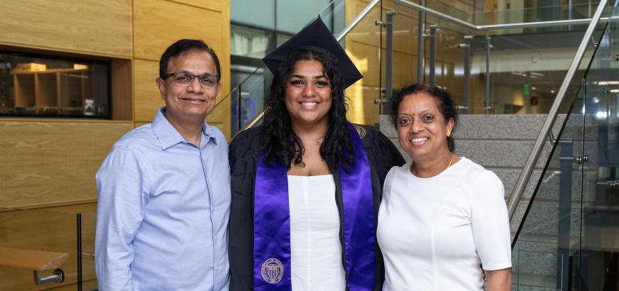 Families at the 2025 Economics Graduation Celebration