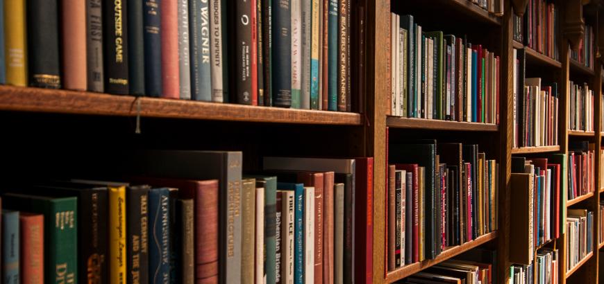 Books line the shelves at Suzzallo library. Photo: Katherine B. Turner